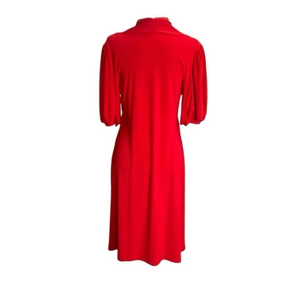 Allen Schwartz A.B.S Collection Classic Women’s Size Large Red Midi Dress - Picture 3 of 6